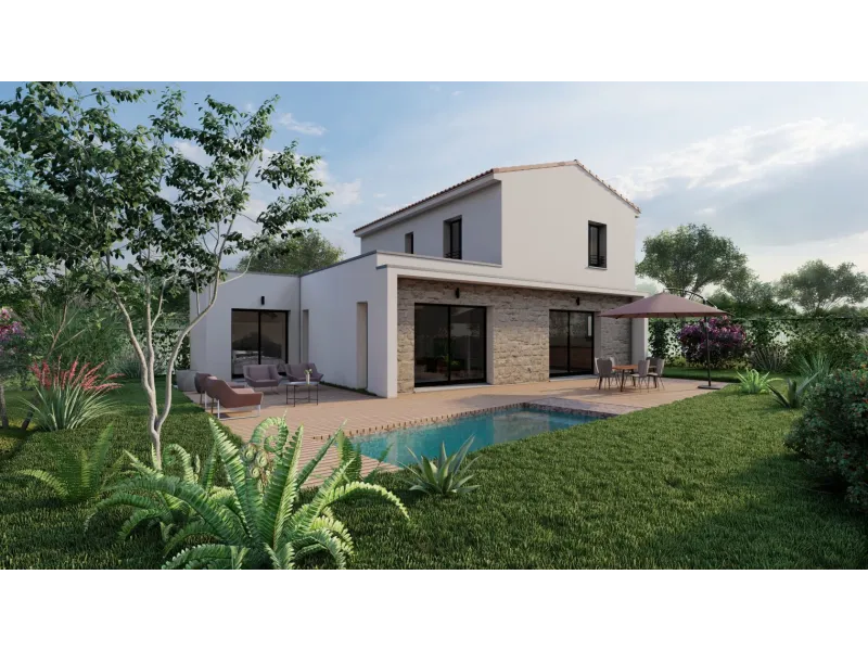 Etage Partiel-3ch120, modèle de maison 2A Villas