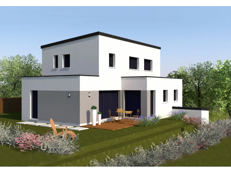 Maison neuve à Saint-Molf