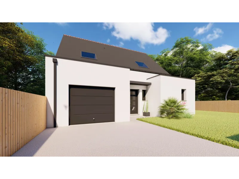 Maison neuve à Le Tour-du-Parc