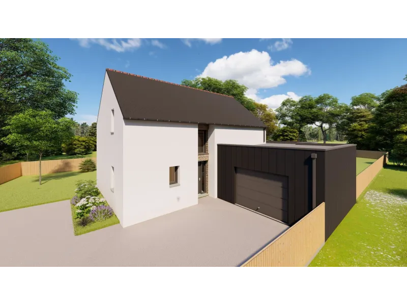 Maison neuve à Saint-Molf