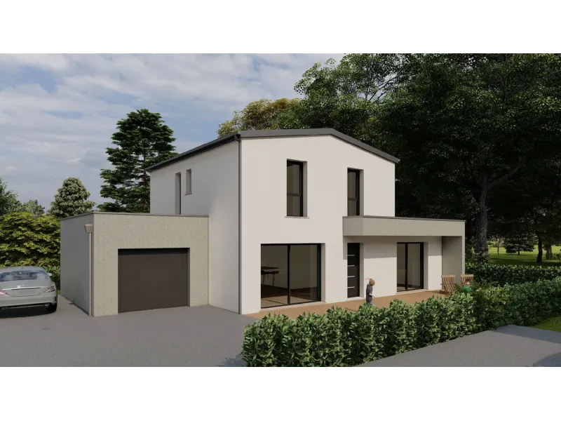 Maison neuve à Saint-Molf