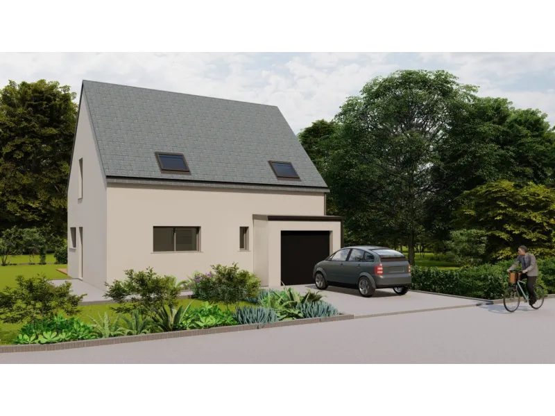 Maison neuve à Saint-Molf
