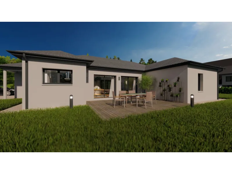 Maison neuve à La Rouquette