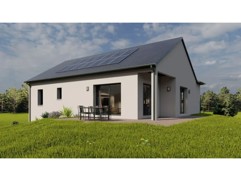 Maison neuve à La Rouquette