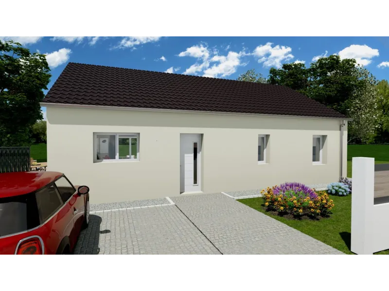 Maison neuve à La Rouquette