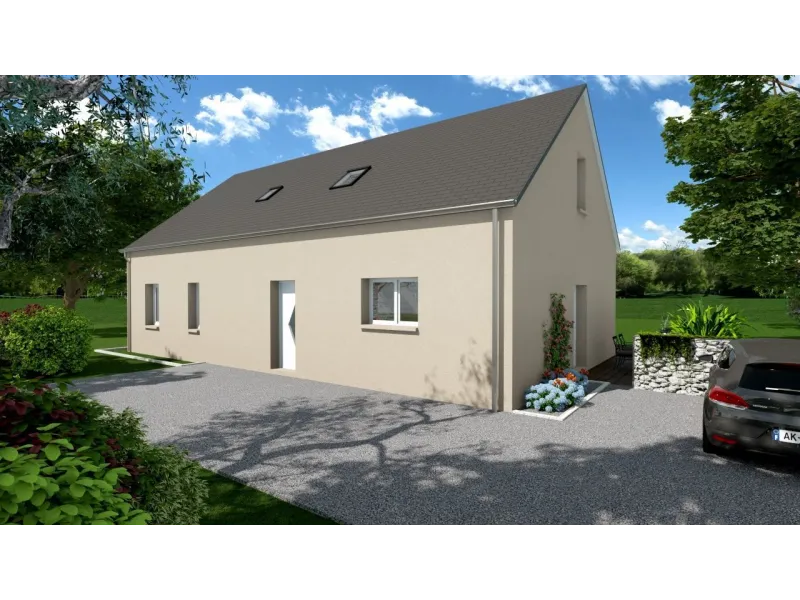 Maison neuve à La Rouquette