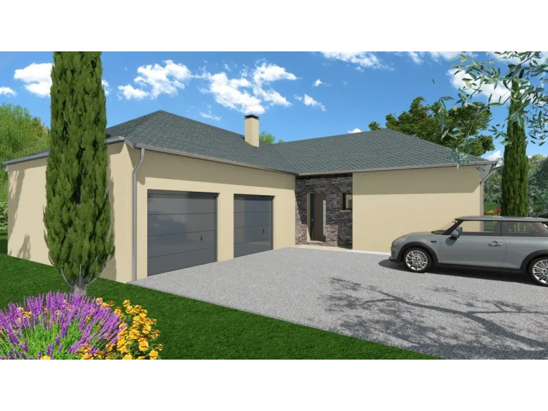 Maison neuve à La Rouquette