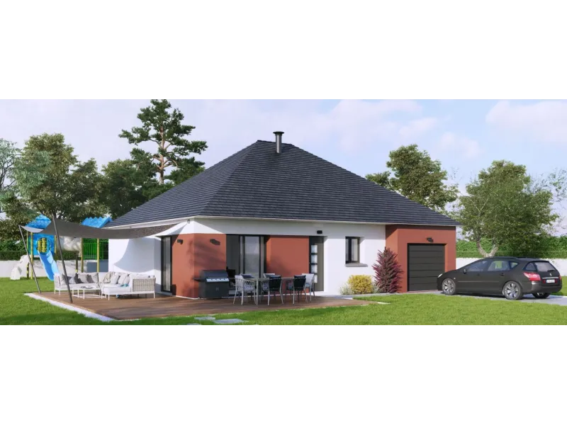 Maison neuve à Forges-de-Lanouée