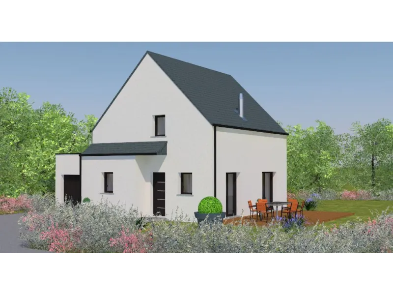 Maison neuve à Sainte-Hélène