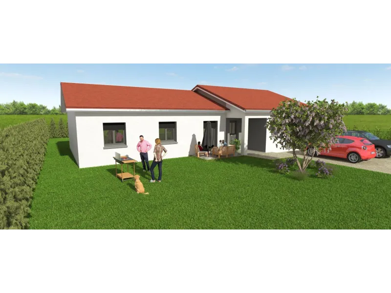Maison neuve à Vézeronce-Curtin