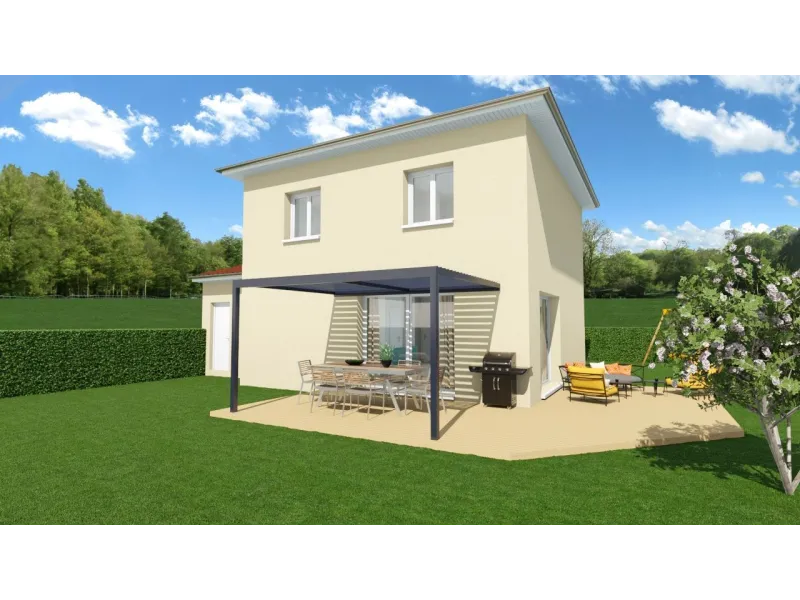 Modèle de 95 m² à 160 000,00 €, modèle de maison Ganova Construction