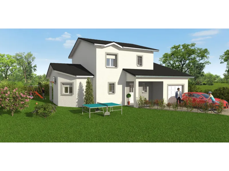 Pinea Ii 4ch115, modèle de maison Ganova Construction
