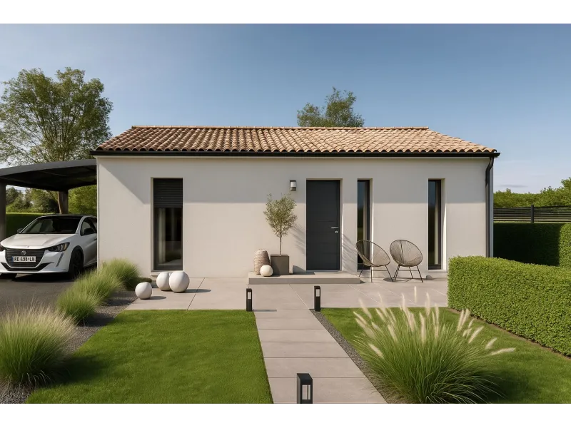 Maison neuve à Bernac