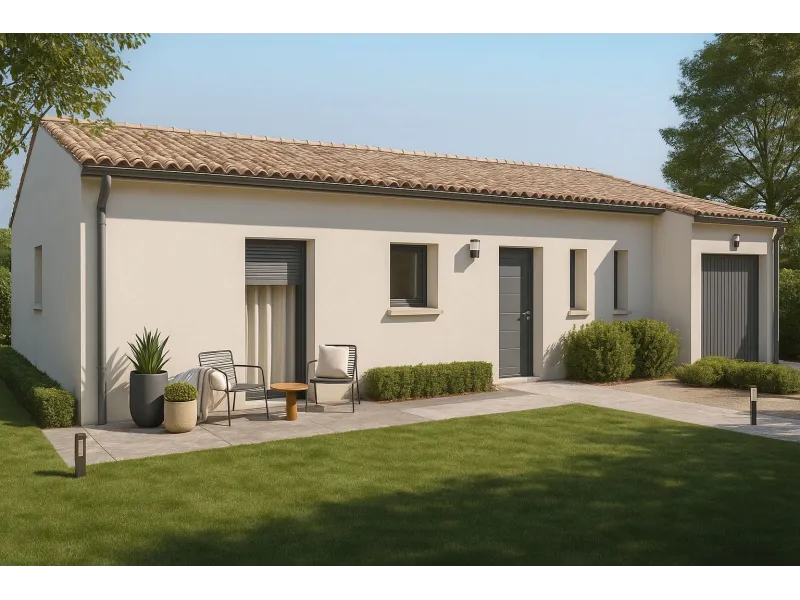 Maison neuve à Bernac