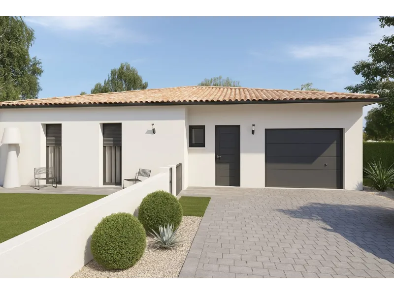 Maison neuve à Bernac