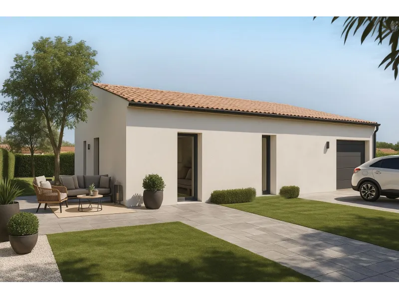 Maison neuve à Bernac