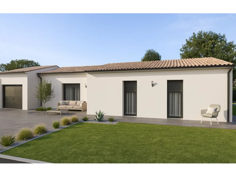 Maison neuve à Bernac