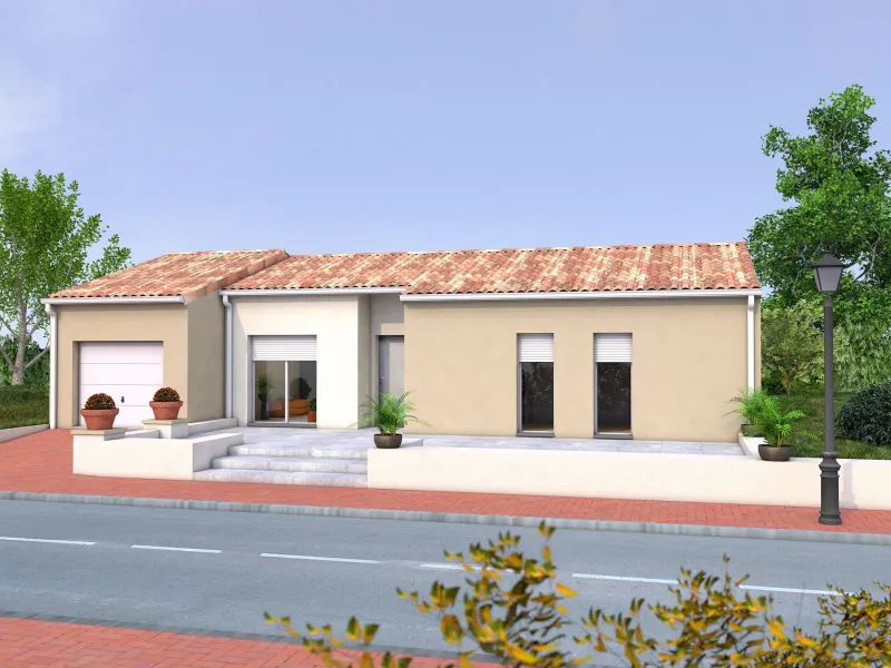 Maison neuve à Bernac