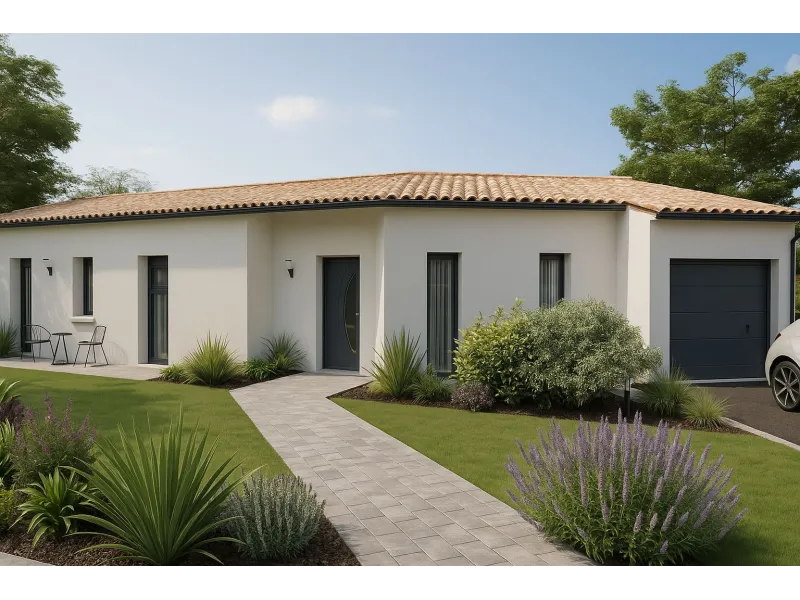 Maison neuve à Bernac
