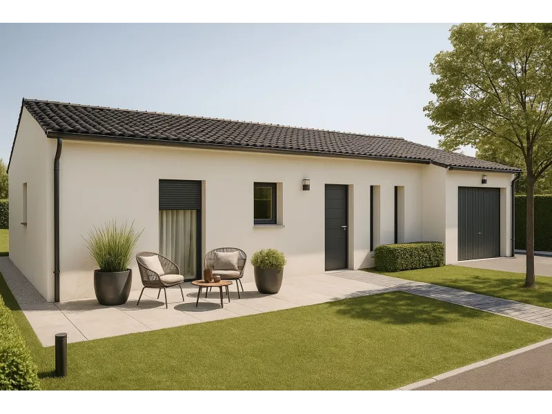 Maison neuve à Boismé