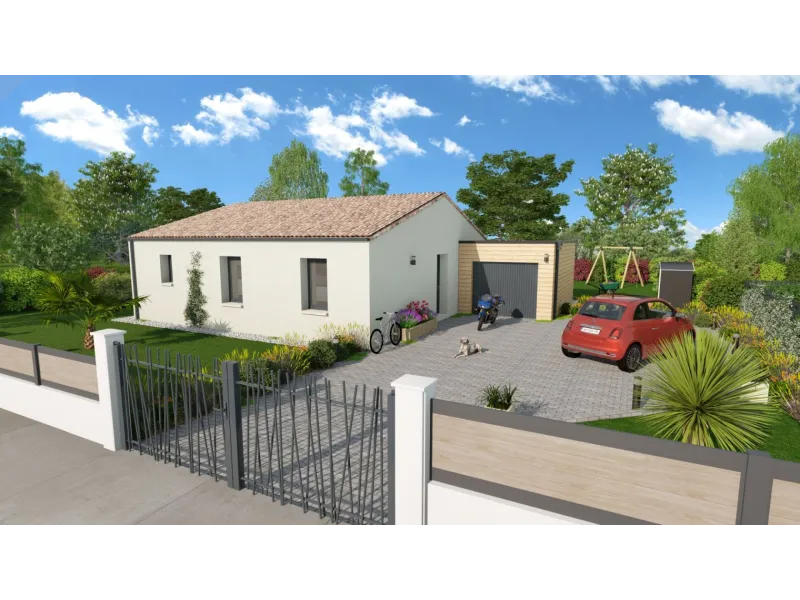 Maison neuve à Biard
