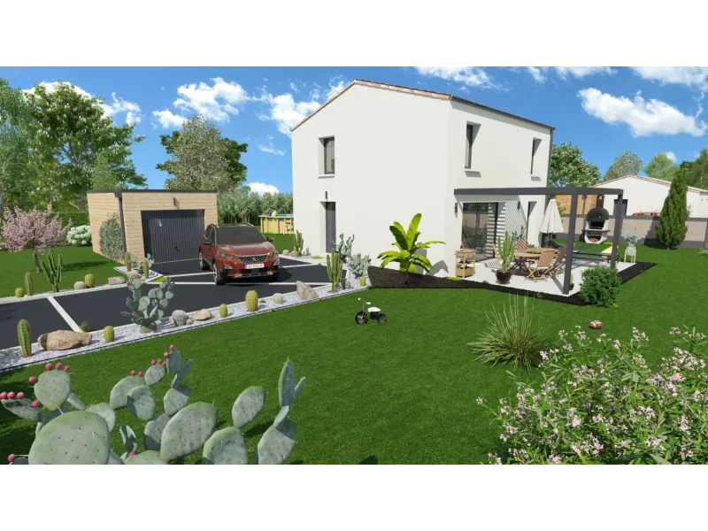 Maison neuve à Perrier