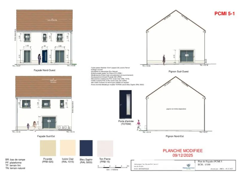 Maison neuve à Sermaise