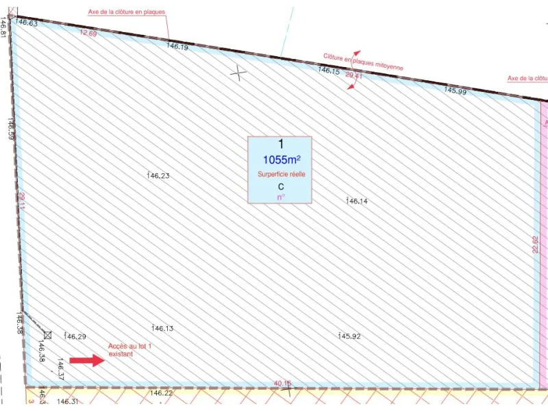 Terrain à bâtir à Soulaires