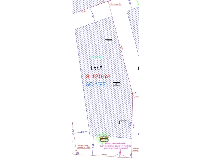 Terrain à bâtir à Ablis