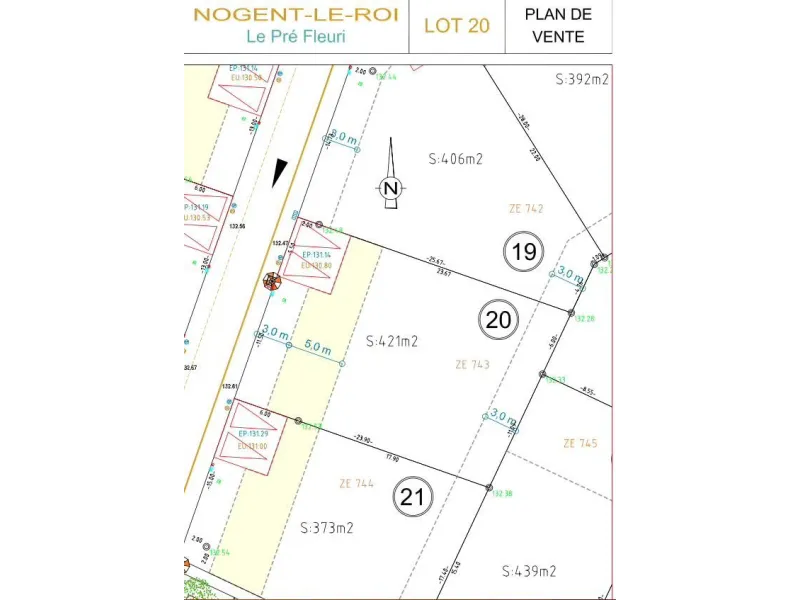 Terrain à bâtir à Nogent-le-Roi