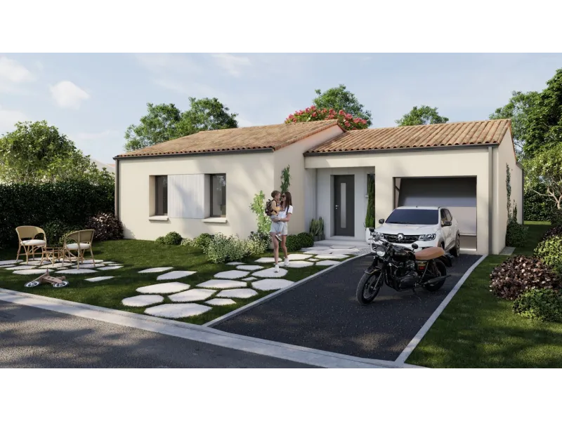Maison neuve à Saint-Maxire