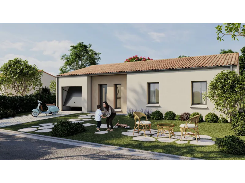 Maison neuve à Sainte-Néomaye