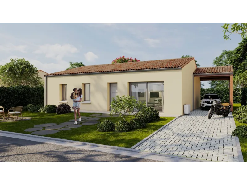 Maison neuve à Sainte-Néomaye