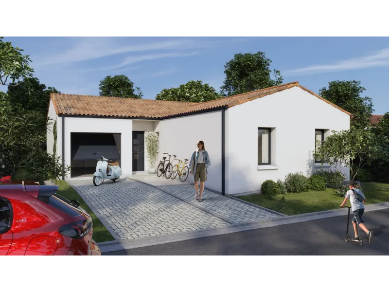 Maison neuve à Saint-Varent