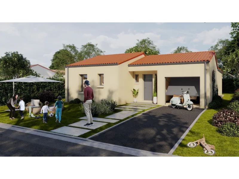 Maison neuve à Argenton-l'Église