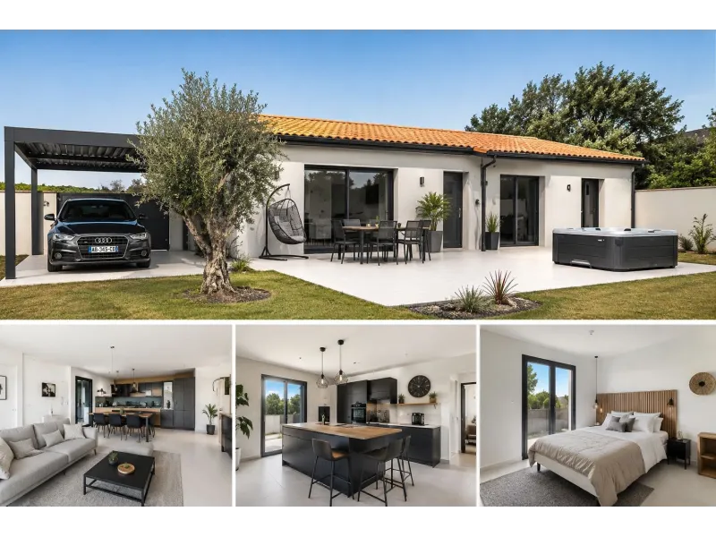 Maison neuve à Biard