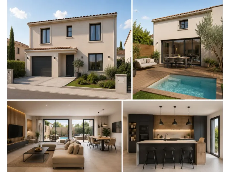 Maison neuve à Saint-Benoît