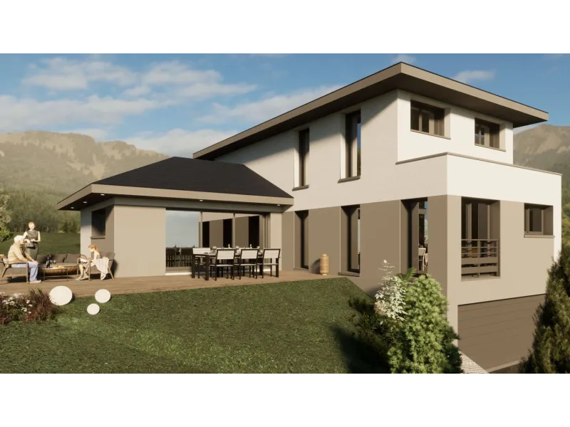 Maison neuve à Copponex