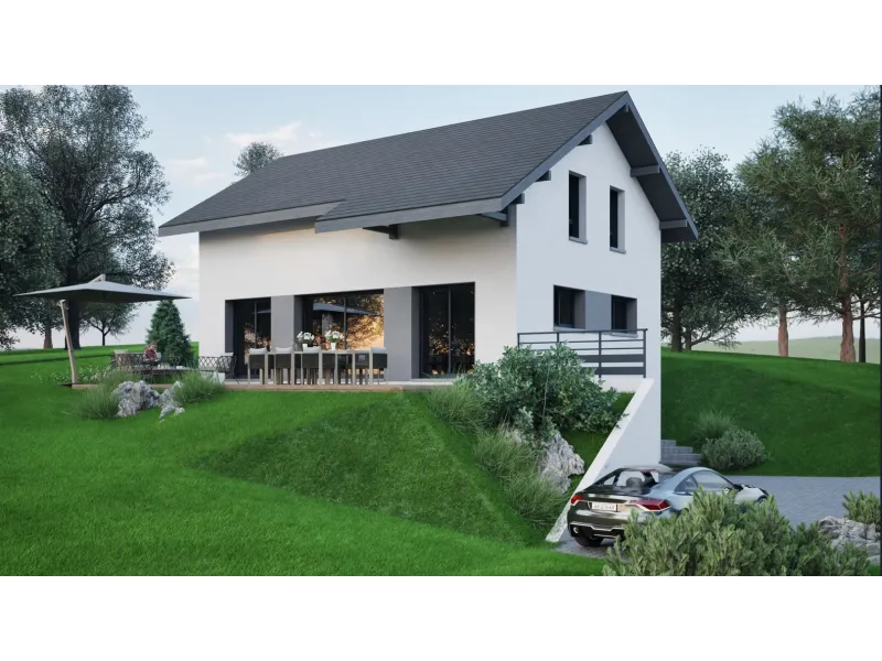 Maison neuve à Cercier