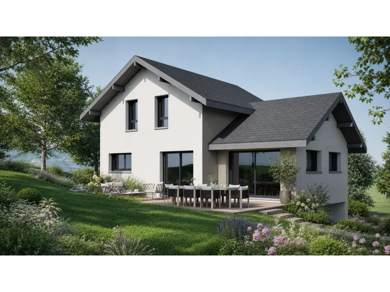 Maison neuve à Groisy