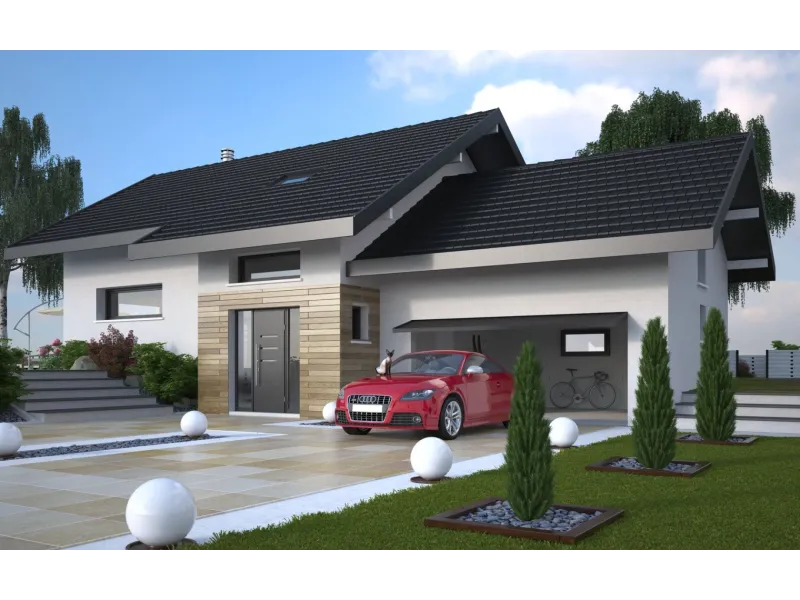 Maison neuve à Pers-Jussy