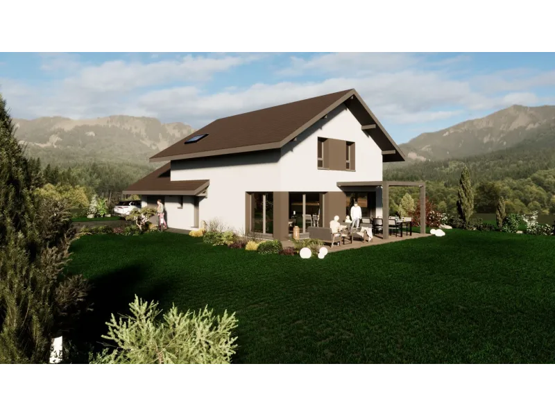 Maison neuve à Marlioz