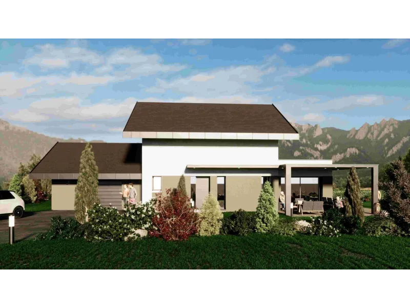 Maison neuve à Mouxy