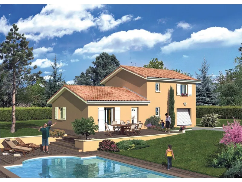 Maison neuve à Anthon