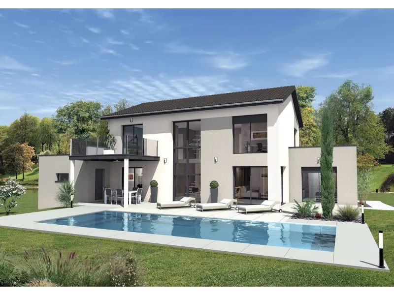 Maison neuve à Saint-Bonnet-de-Mure