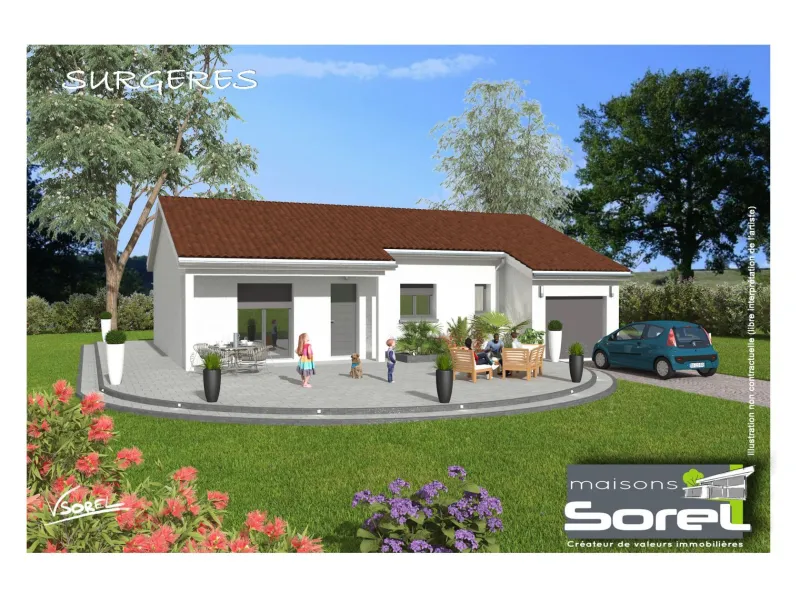 Maison neuve à Viriat