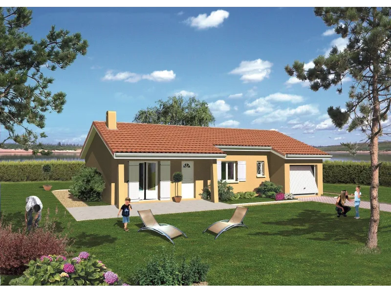 Maison neuve à Tossiat