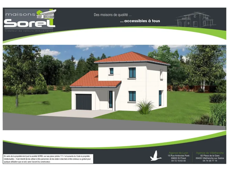 Maison neuve à Saint-Jean-de-Niost