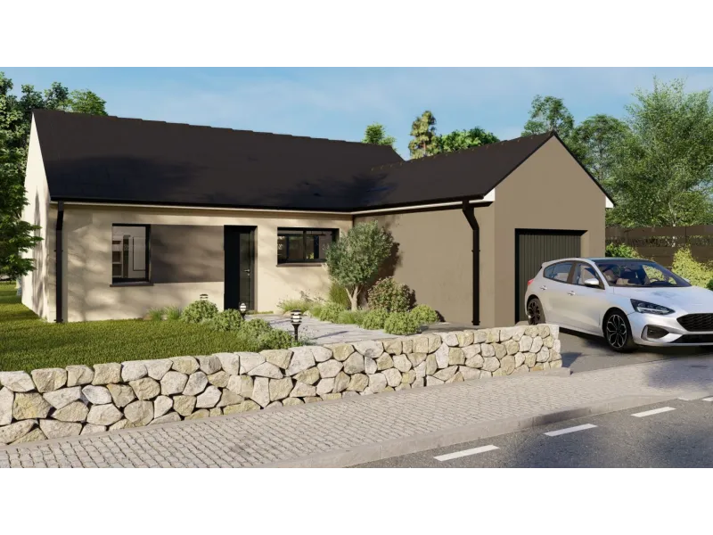 Maison neuve à Parçay-Meslay