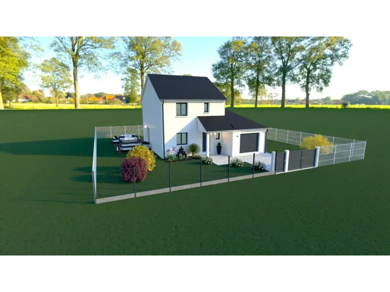 Rosalia 3ch Avec Garage, modèle de maison Maisons VIVALIA 76